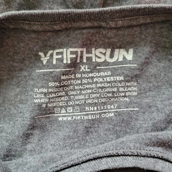 NASA Space Shuttle TShirt XL Unisex Gray Short Sleeve Cotton Blend Fifth Sun - Picture 3 of 3